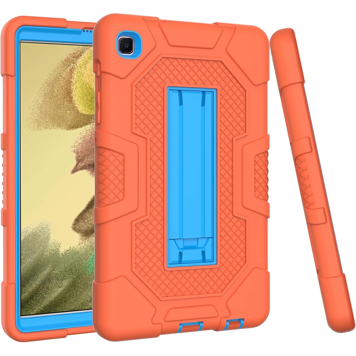 Husa pentru Tableta 8.7", Portocalie, cu Suport