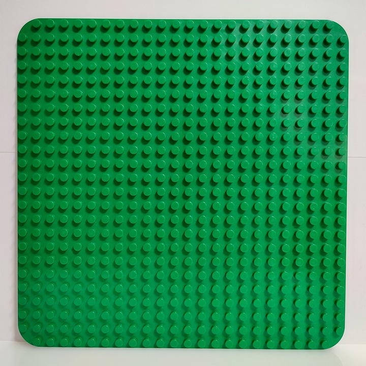 Комплект основни плочи за големи строителни блокове, Wange, 38,4x38,4 см, тъмнозелени, 1 брой