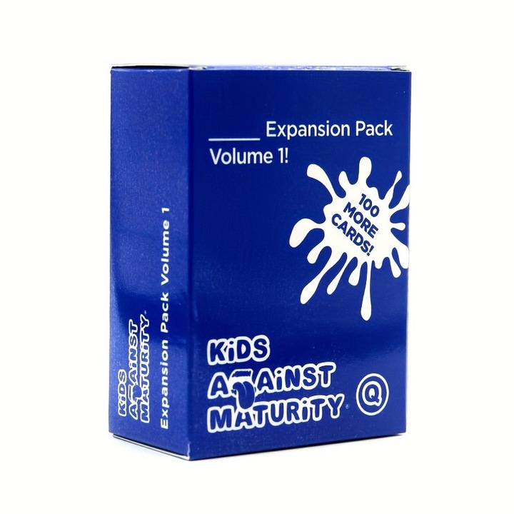 Kids Against Maturity Set Expansiune, Joc de societate, 100 carti, umor pentru toate varstele