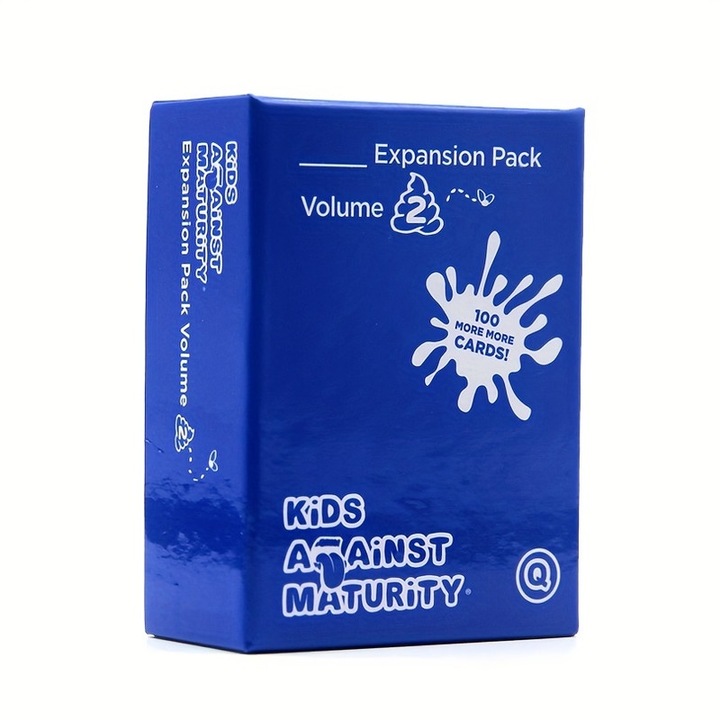 Kids Against Maturity Set Expansiune Volumul 2, Joc de societate, umor pentru toate varstele, 100 de carti