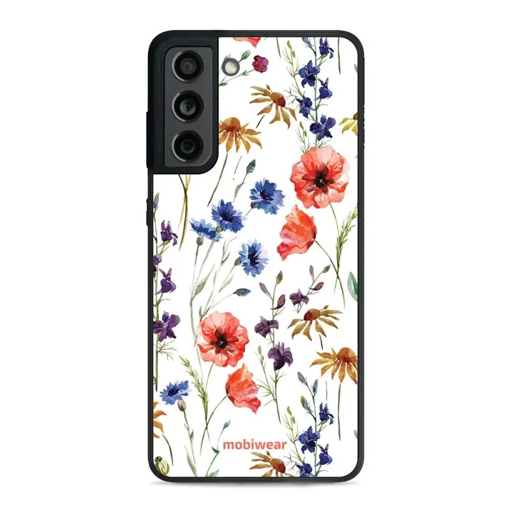 Husa telefon Mobiwear Glossy, pentru Samsung Galaxy S21 FE, rezistenta la socuri si zgarieturi