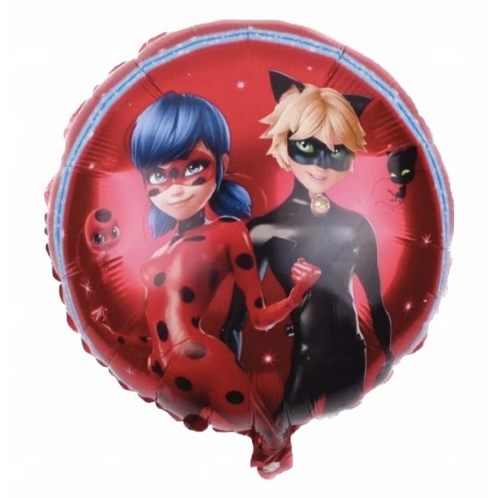 Katicabogár kerek fólia lufi