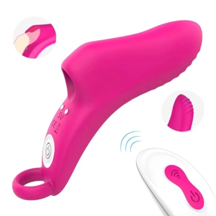 Omg Remote Finger Vibrator Red