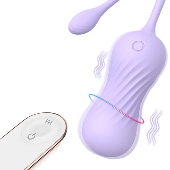 Twist Egg Remote Lila vibrációs tojás