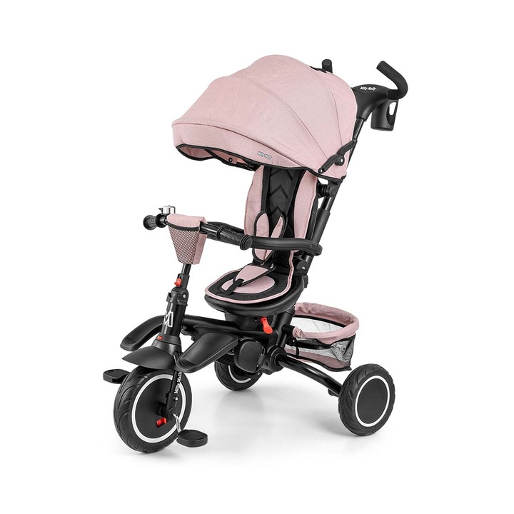 Tricicleta, Milly Mally, 5 Kg, Roz/Negru