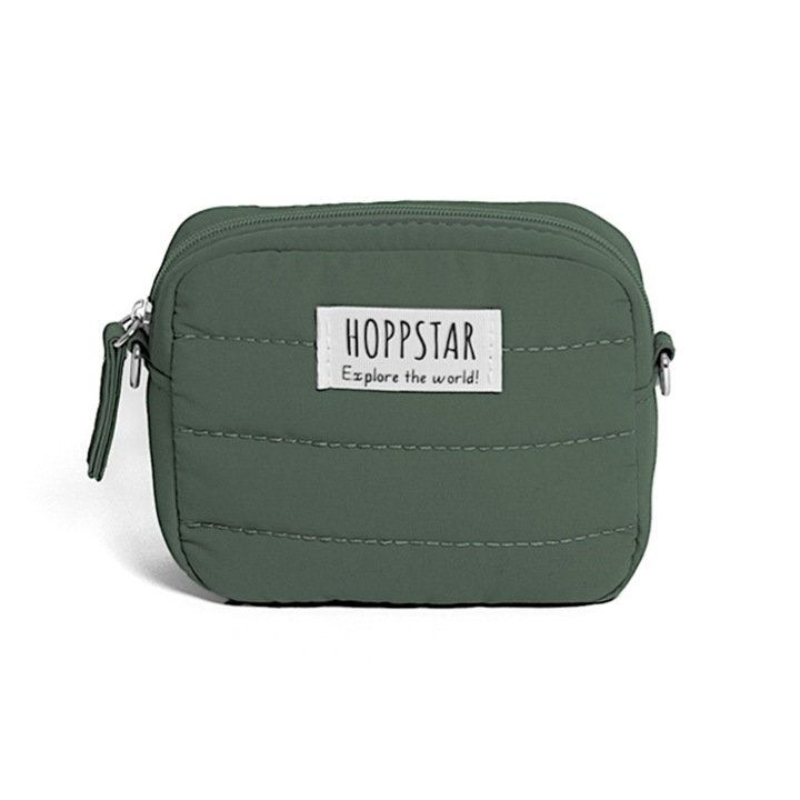Geanta pentru aparat foto Hoppstar Mini Laurel, 14x10x5cm, cu compartimente, curea detasabila