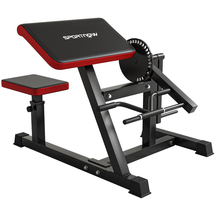 SPORTNOW 2-в-1 фитнес пейка, 105x95x80см, Черна