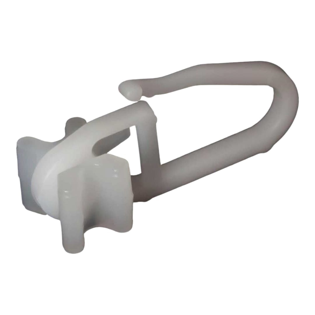 Set 100 Carlige (Calareti) din Plastic in „X” pentru Sine de Aluminiu ...
