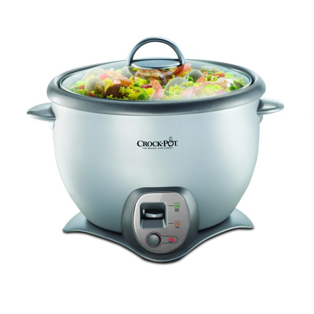 Уред за готвене на ориз CrockPot, Rice Cooker, Sauté, 2.2 л. eMAG.bg
