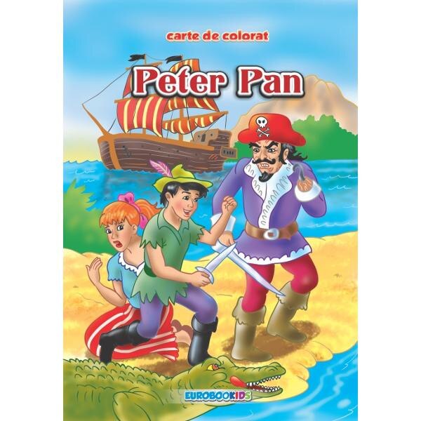 Peter Pan - Carte de colorat