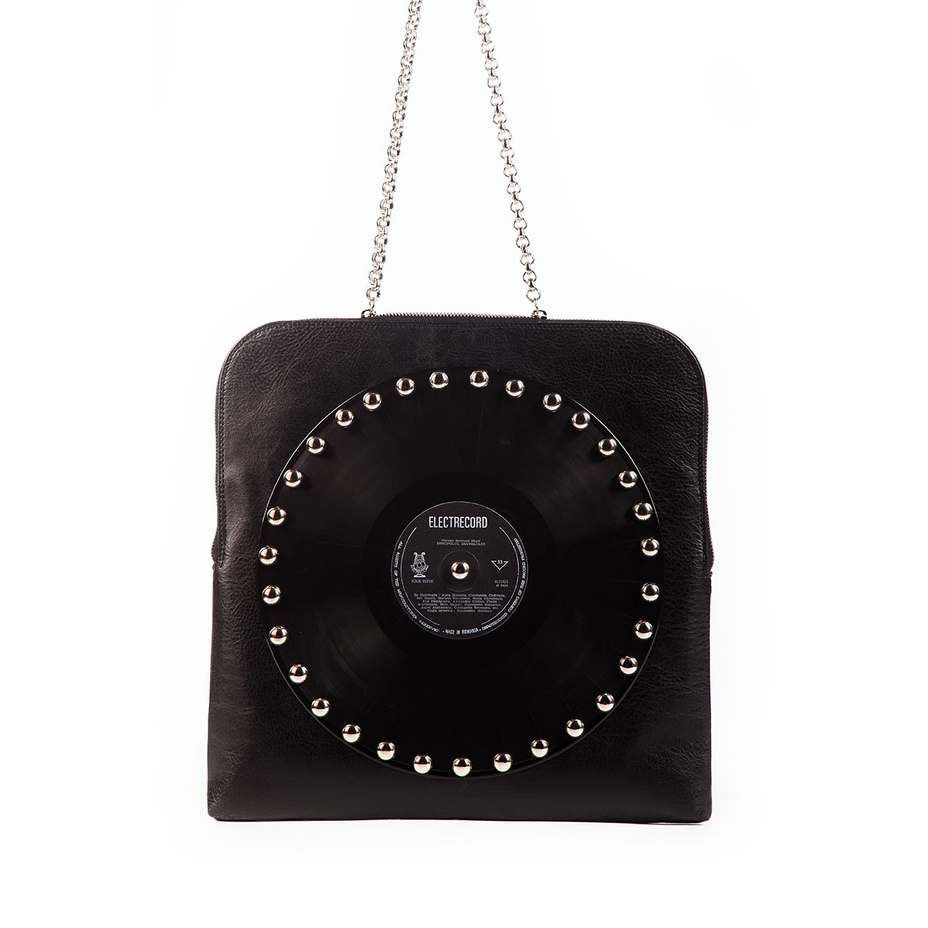 Geanta CH2 Vinyls, dama, neagra din piele ecologica, A.I.L. BAGS