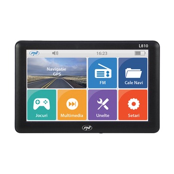 Sistem de navigatie GPS PNI L810 ecran 7 inch, 800 MHz, 256M DDR, 8GB memorie interna, FM transmitter Sistem de navigatie GPS PNI L810 ecran 7 inch, 800 MHz, 256M DDR, 8GB memorie interna, FM transmitter