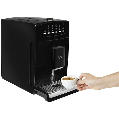 Espressor automat Beko CEG7425B, 1550W, 15 bar, 1.4l, oprire automata, dispozitiv spumare, autocuratare, Negru