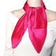 Női sál, redőzött, ciklámen, 100x60 cm