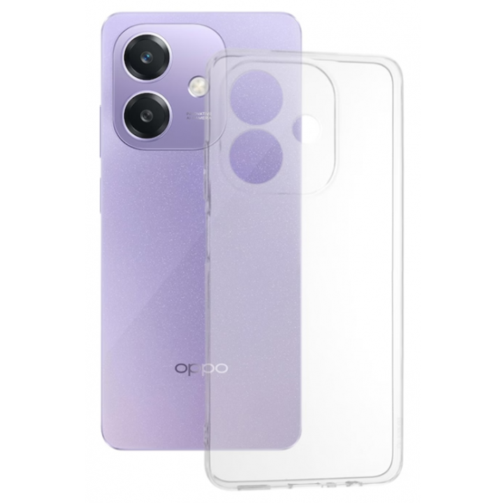 HusaUpzz® Slim, Compatibila Cu Oppo A40, Pastreaza Aspectul Original, Protectie La Camere, Transparenta