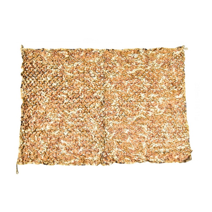 Камуфлажна мрежа, 210D Оксфорд, водоустойчива, цвят на сухи листа, за къмпинг и дейности на открито