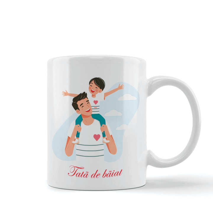 Cana Personalizata, Tata de baiat, 300 ml