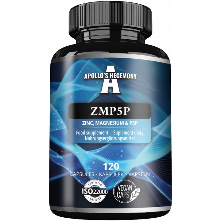 Supliment alimentar, Apollo's Hegemony, magneziu, zinc, 120 capsule