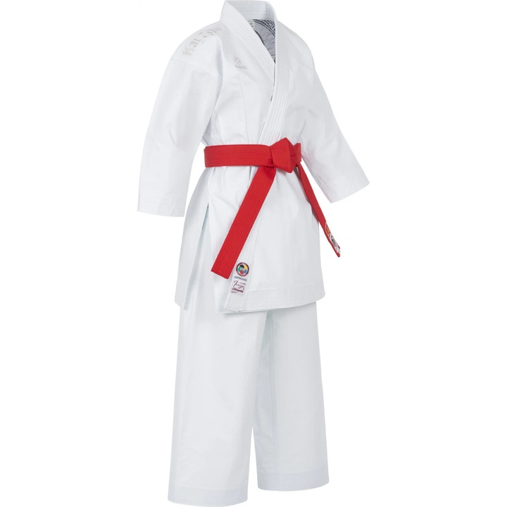Karate Gi “Jingu” - Alb, broderie alba, marime 180 cm