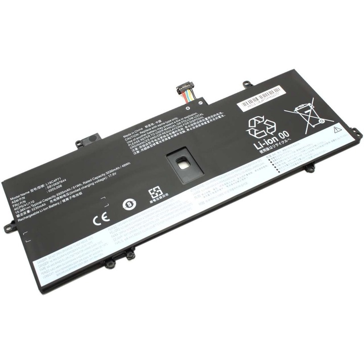 Lenovo akkumulátor 02DL005 02DL006 L18C4P71 L18L4P71 L18M4P72 SB10K97642 SB10K97643 SB10K97644 X1 CARBON 7TH GEN