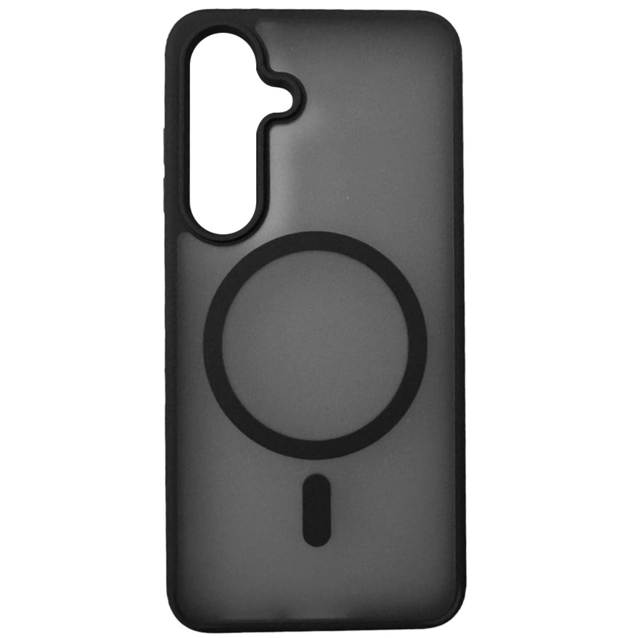 Husa Devia Pino Series Magnetic Shockproof compatibila cu Samsung Galaxy S25 Plus Negru