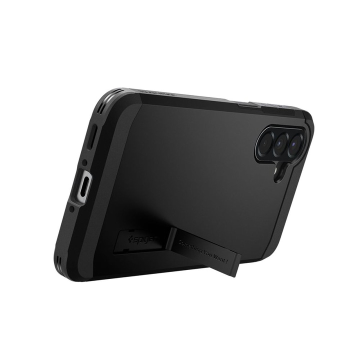 Калъф Spigen Tough Armor, съвместим с Samsung Galaxy A56 5G Черен