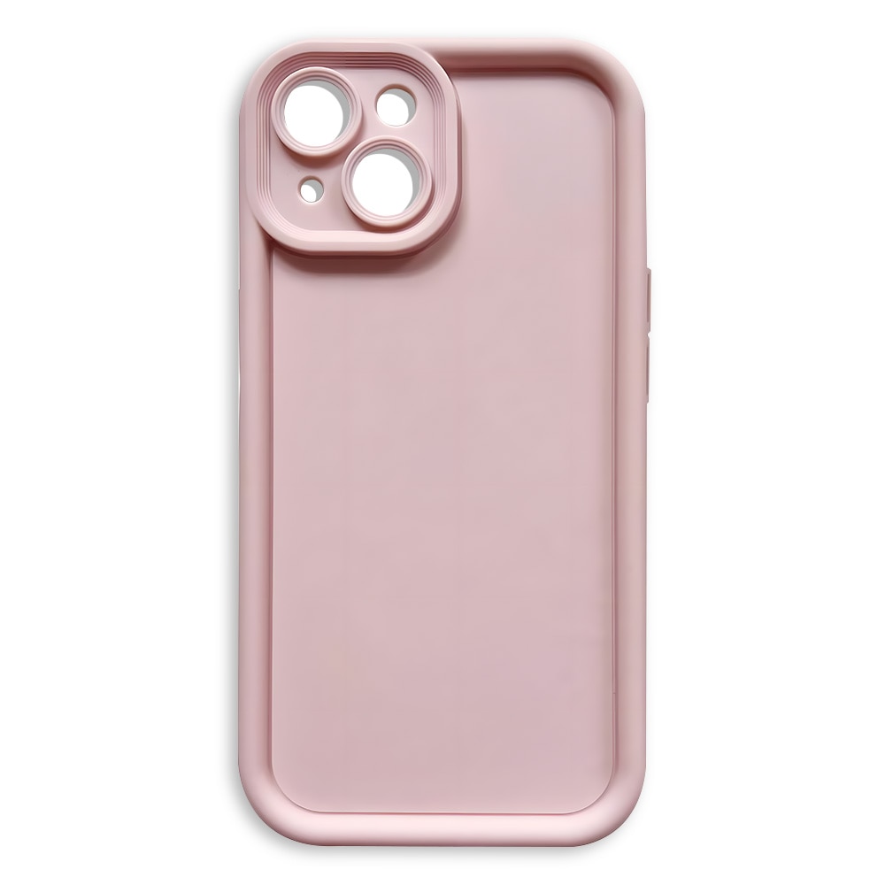 Husa telefon, compatibila cu iPhone 14 (6.1 inch), protectie pentru camera, husa usoara de protectie, roz