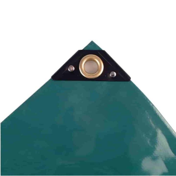Prelata PVC impermeabila, prelata acoperire 650g/m, prelata protecie verde, 1, 5 x 20m (30m)