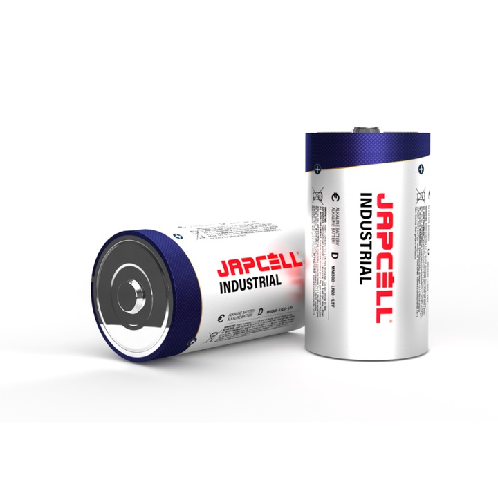 Set 2 baterii D / R20 / LR20 Japcell Industrial 1.5V