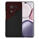 Кейс за Honor X9c / Magic7 Lite, Techsuit, Carbonite FiberShell, Черно-червен
