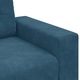vidaXL kék bársony loveseat kanapé 180x77x82 cm 4105131