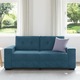 vidaXL kék bársony loveseat kanapé 180x77x82 cm 4105131