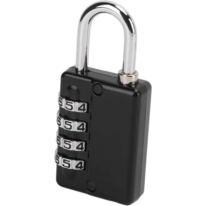 Катинар за пътуване, 4 цифрена комбинация, удароустойчив, за шкаф, гардероб, ограда, компактен размер