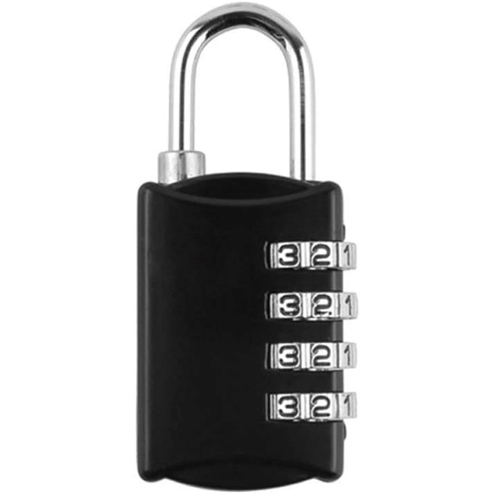 Малък катинар с 4 цифрена комбинация, лесен за пренасяне, 67x29x14 мм