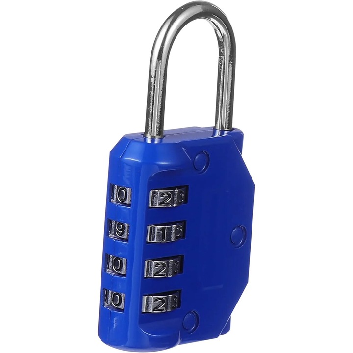 Секретна брава, цинкова сплав, за шкаф, раница, багаж, комплект 1 бр.