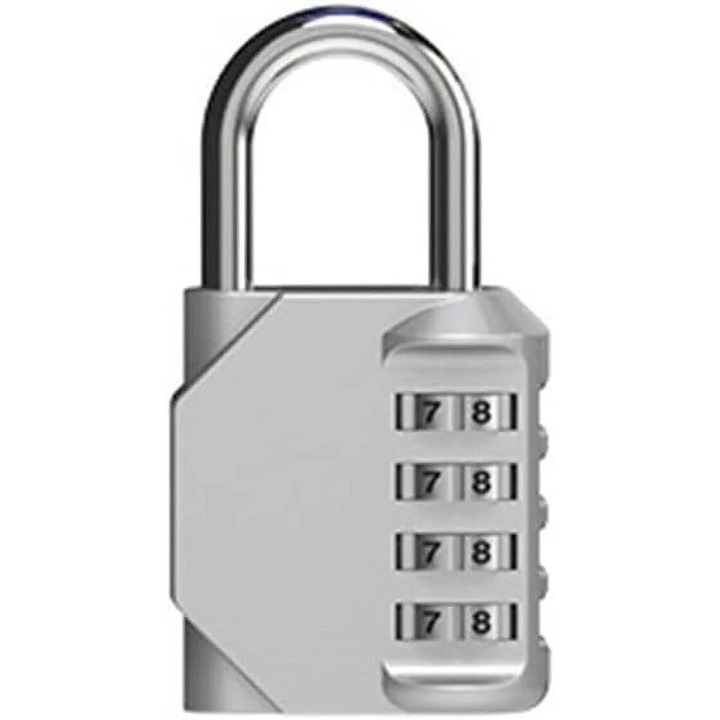 Секретна брава, 4 цифри, устойчива на атмосферни влияния, за мебели, куфар, комплект катинар