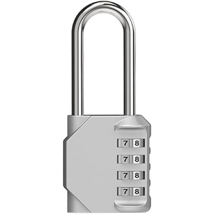 Секретна брава, 4 цифри, устойчива на атмосферни влияния, за мебели, чекмеджета, багаж