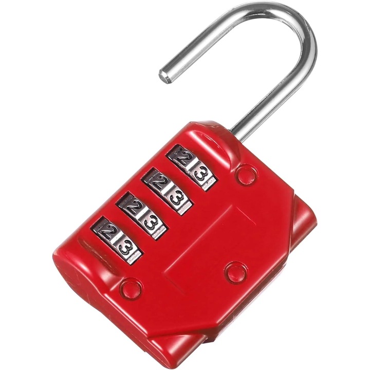 Секретна брава, цинкова сплав, малка, за багаж, комплект 1 бр.