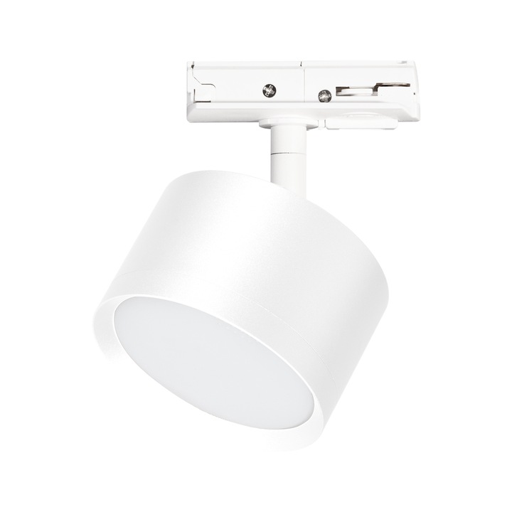 Spot, alb, 1xGx53, set de montaj pe sina si direct