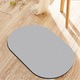 Covorase baie, gri, 40x60cm, set covor pentru baie cu fund de cauciuc antiderapant, super absorbant, uscare rapida