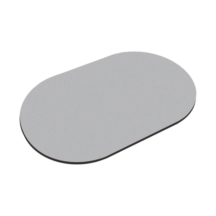 Covorase baie, gri, 40x60cm, set covor pentru baie cu fund de cauciuc antiderapant, super absorbant, uscare rapida