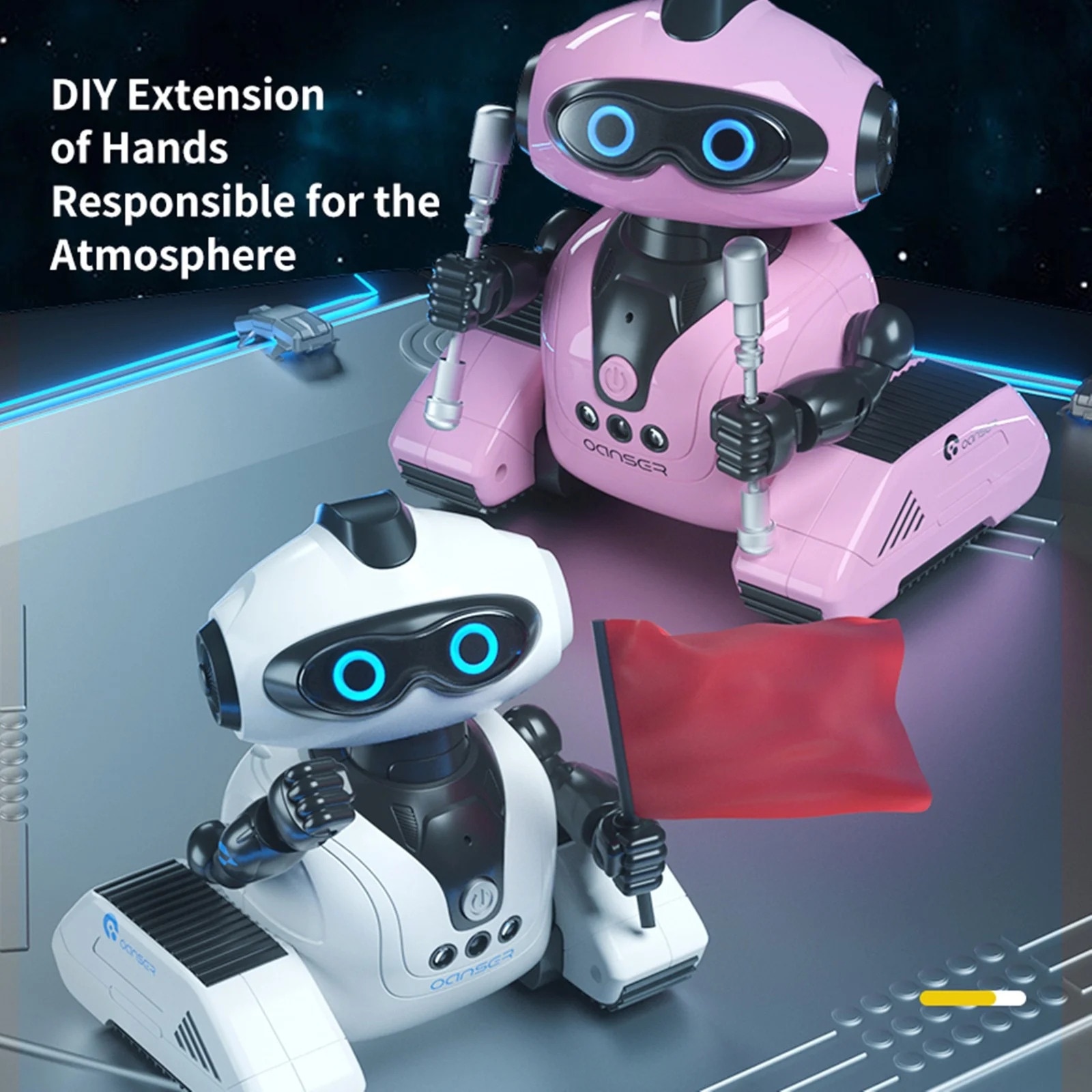 Robot de jucarie RC, inteligent programabil cu control prin gesturi ...