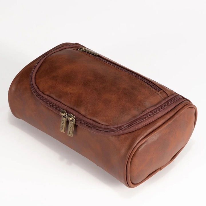 Мъжки несесер от PU кожа, многоцветен, 23.5x15x11cm, с множество отделения