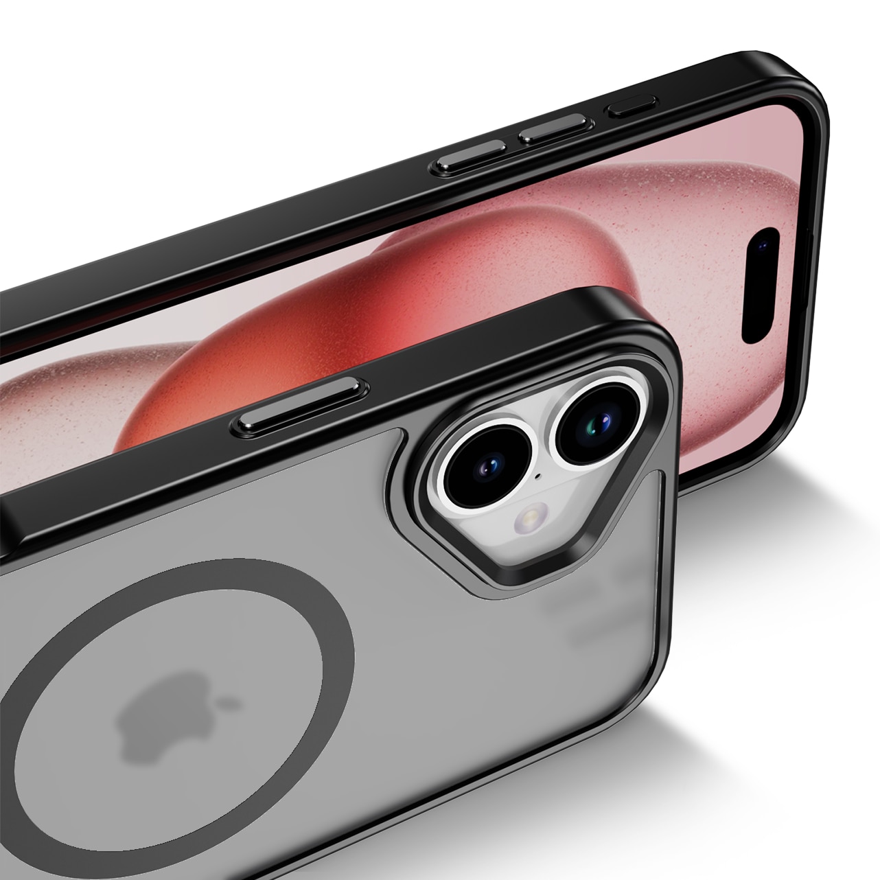Husa pentru iPhone 16 Plus, Husa de Protectie, AIM TO POWER, Compatibila cu telefon Apple, MagSafe - Negru