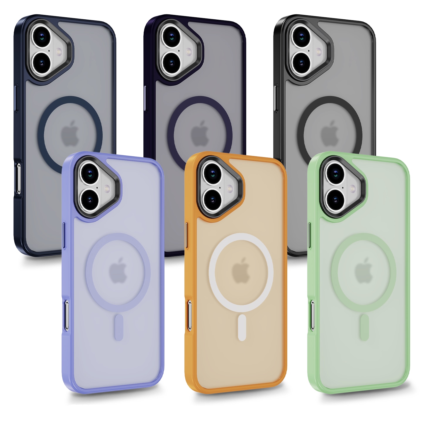 Husa pentru iPhone 16 Plus, Husa de Protectie, AIM TO POWER, Compatibila cu telefon Apple, MagSafe - Negru