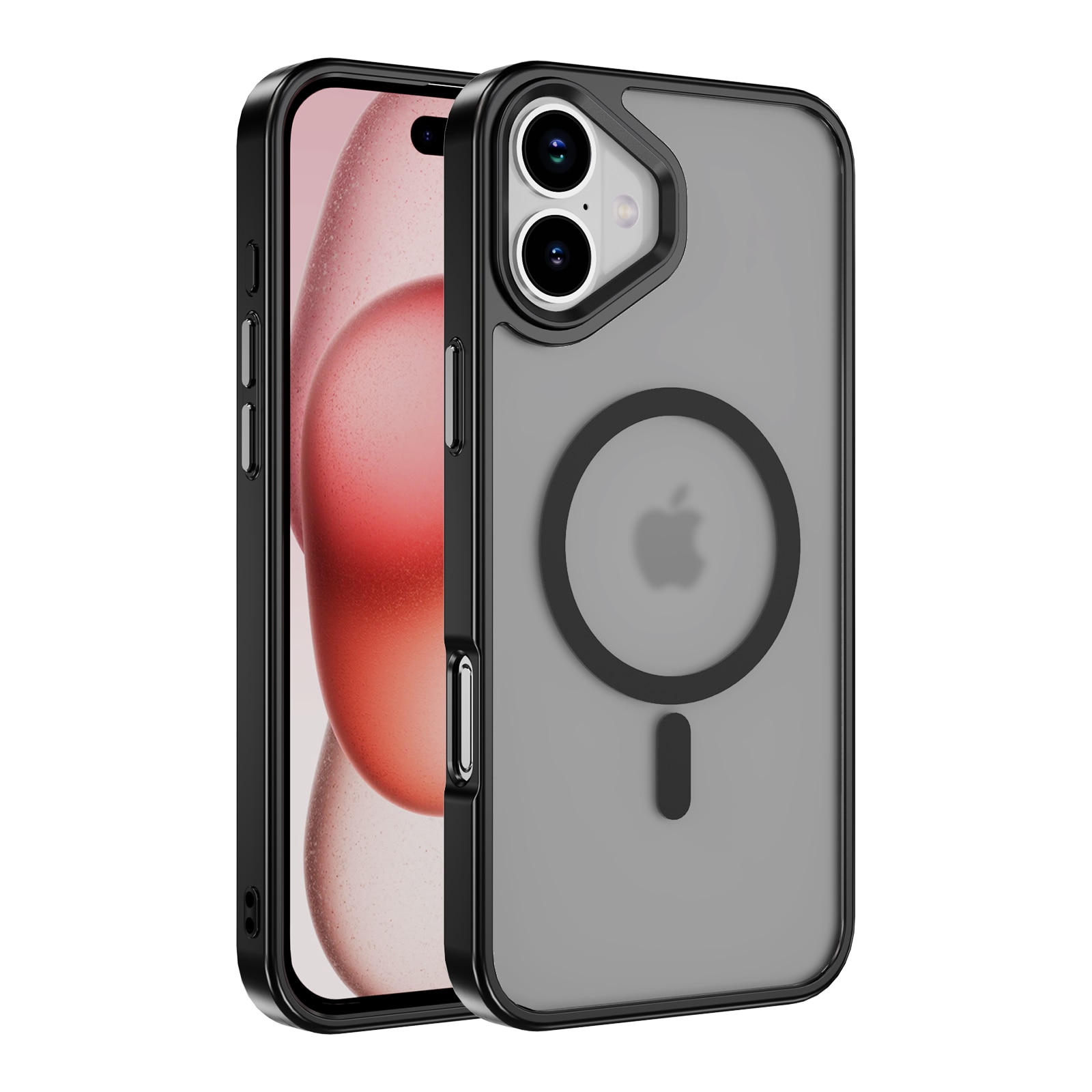 Husa pentru iPhone 16 Plus, Husa de Protectie, AIM TO POWER, Compatibila cu telefon Apple, MagSafe - Negru