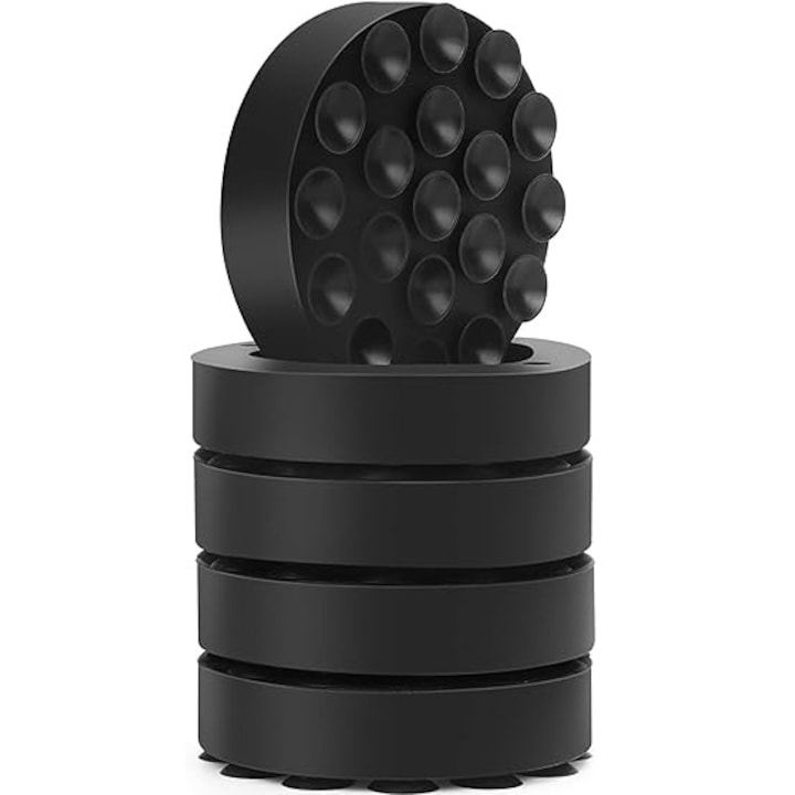 Tampoane anti-vibratii pentru masina de spalat rufe din 4 piese, tampoane de sustinere pentru stabilizatoare din cauciuc antiderapante pentru masini de spalat si uscatoare cu ventuze puternice pentru a reduce zgomotul