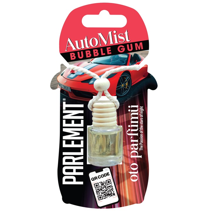 Флакон за автомобилен парфюм ПАРЛАМЕНТ 8 ml BUBBLE GUM