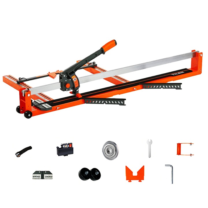 Masina profesionala de taiat gresie si faianta, 1600mm, lama din aliaj de titan, sistem de ghidare laser, Proiectare rezistenta la praf