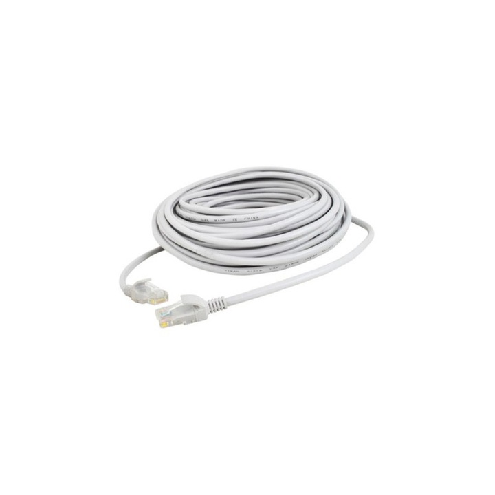 UTP мрежов кабел, RJ-45 - RJ-45, Сив, 30м